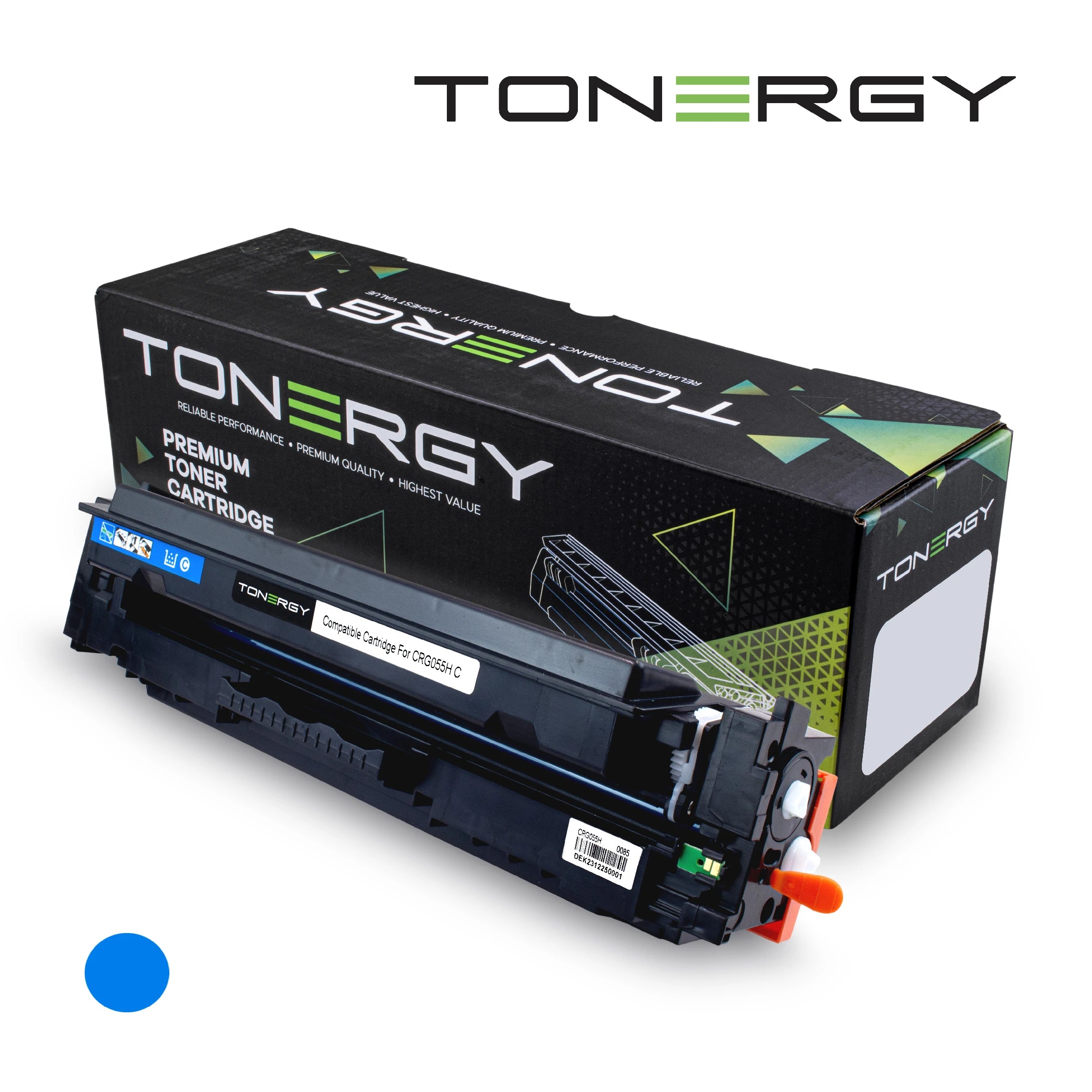 Tonergy съвместима Тонер Касета Compatible Toner Cartridge CANON 3019C002 CRG 055H Cyan, High Capacity 5.9k Tonergy съвместима Тонер Касета Compatible Toner Cartridge CANON 3019C002 CRG 055H Cyan, High Capacity 5.9k